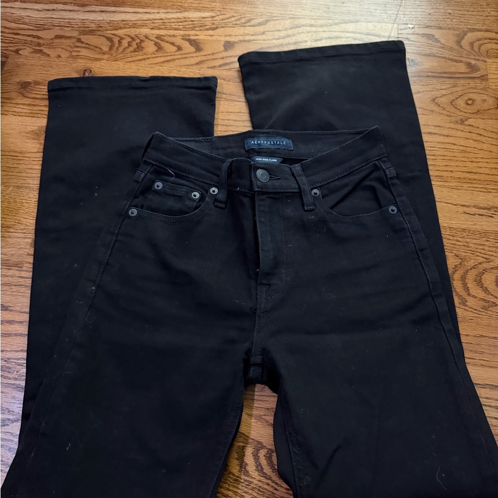 Aeropostale Black Bootcut Jeans - Classic Flare